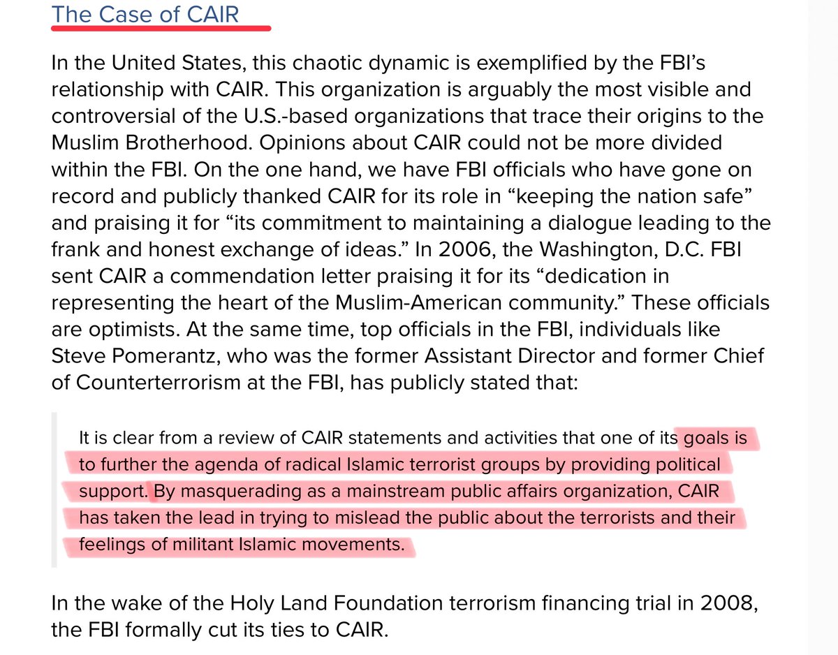 Who has infiltrated our government? Who has infiltrated our Universities? Who has caused civil unrest in our society? Who is behind funding and organizing protest? Who is behind the terrorism?   
The Muslim Brotherhood, in the U.S. they are called CAIR 
Link to this article in…