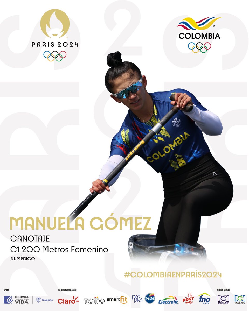 🤯 ¡Manu, bienvenida a este vuelo histórico #París2024! 🛫🇫🇷 🧑‍✈️ Informamos a todos los pasajeros que en el vuelo con destino a #París2024 que llevamos a la primera colombiana en la historia del canotaje en ir a unos Juegos Olímpicos. 🇨🇴