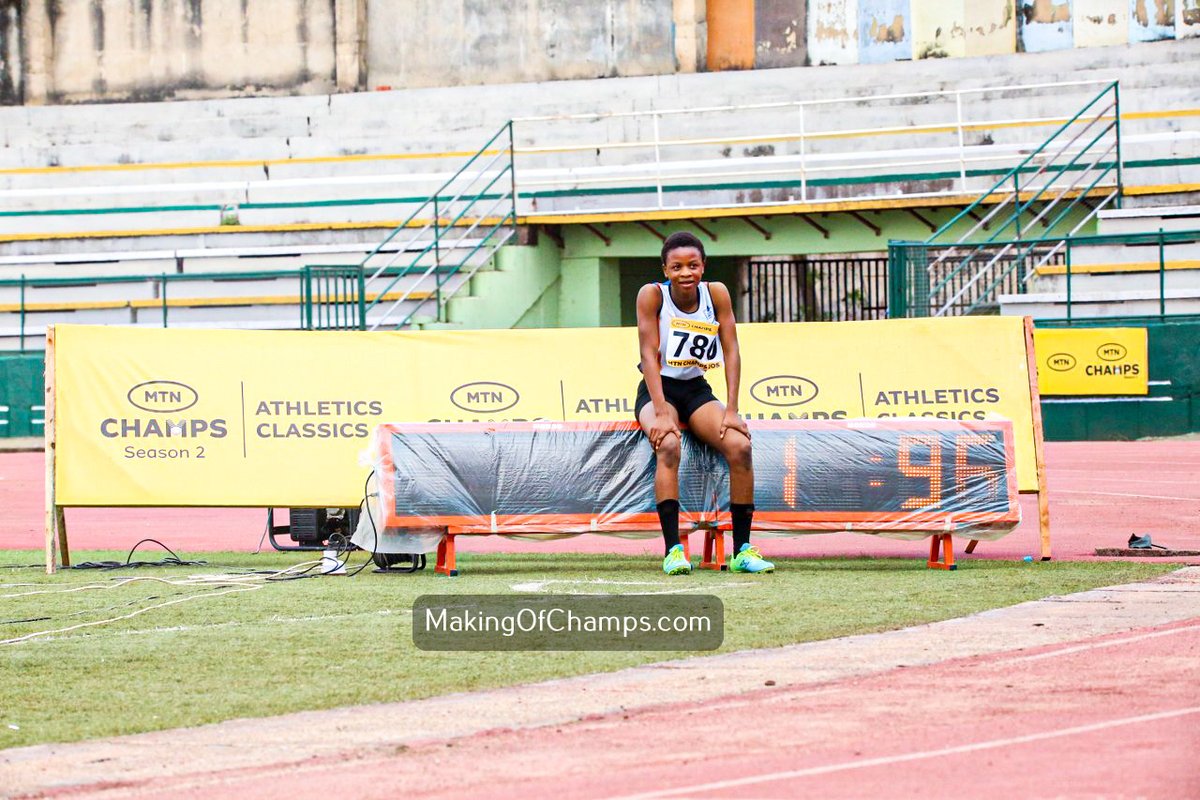 That sub 12s feeling - Chigozie Rosemary Nwankwo had never gone under 12s before coming to #MTNChampsJos, but her hard work finally paid off and she a cause to smile, running her second Personal Best today. Nwankwo clocked a PB of 11.95s (+0.5), winning heat 2 of the U20…