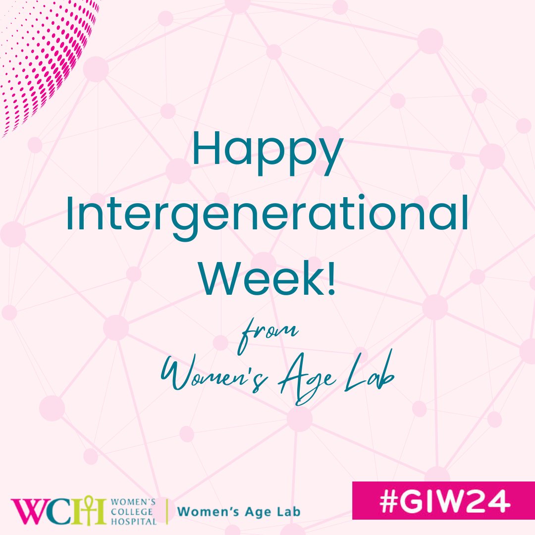 Happy #GlobalIntergenerationalWeek! At #WomensAgeLab, we're committed to advocating for inclusive solutions that address the unique challenges faced by older generations. Together, let's build a more connected & supportive society. #GIW24