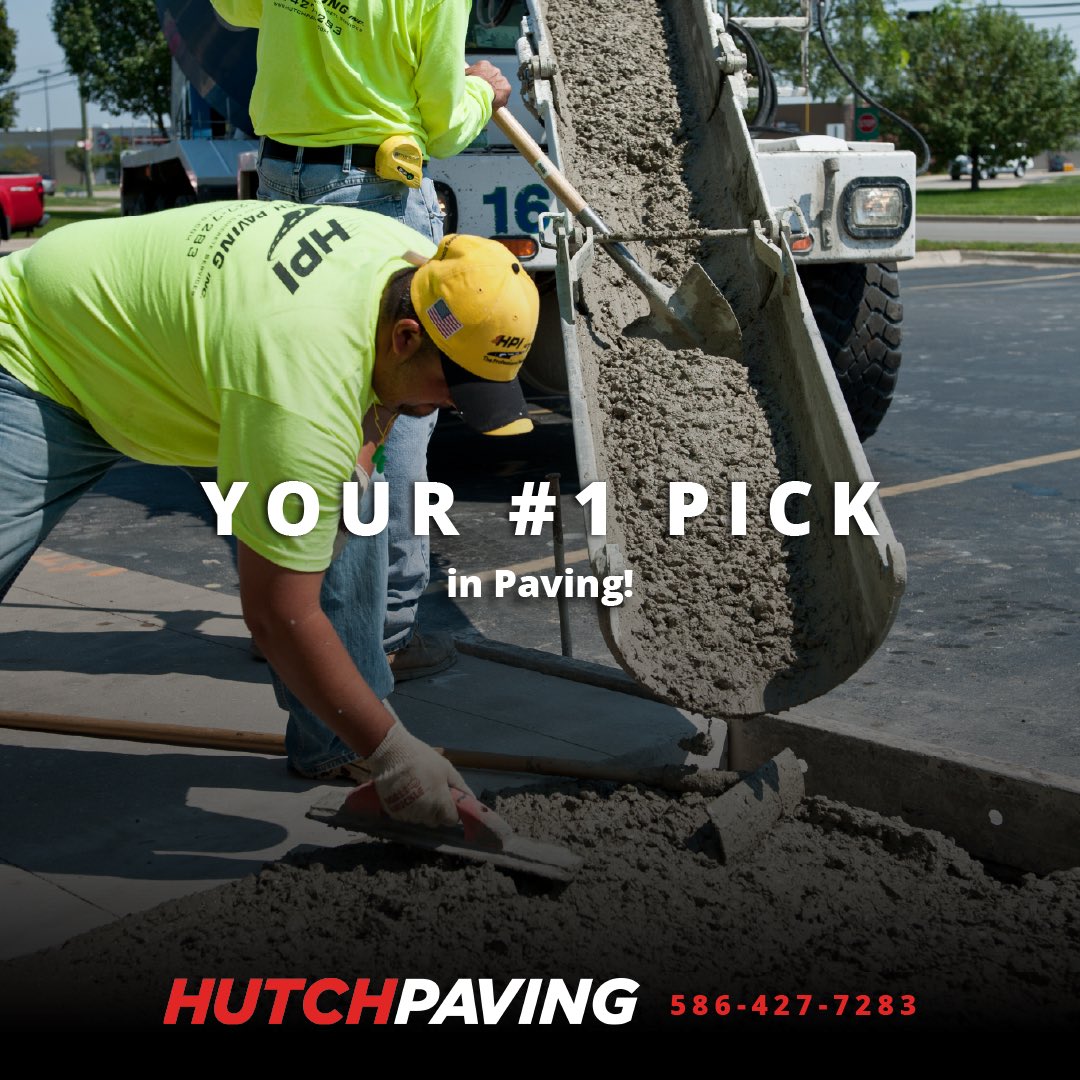 When it comes to asphalt and concrete, you’ll want Hutch Paving on your team! "I am over the moon with my new driveway! Both crews were very professional, friendly and very informative! EXCELLENT job! I highly recommend." (Rietta M) ⭐️⭐️⭐️⭐️⭐️ 

#detroitdraft #nfldraft