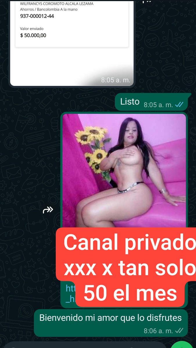 KimVlez3's tweet photo. Así de fácil puedes acceder a mi canal tan solo x 50 el mes disfrutarás de una variedad de videos caseros con mis clientes y mi pareja trios anal oral 2 penes en mi boca  más lo q subo a diario https://t.co/sbSidyoeiT