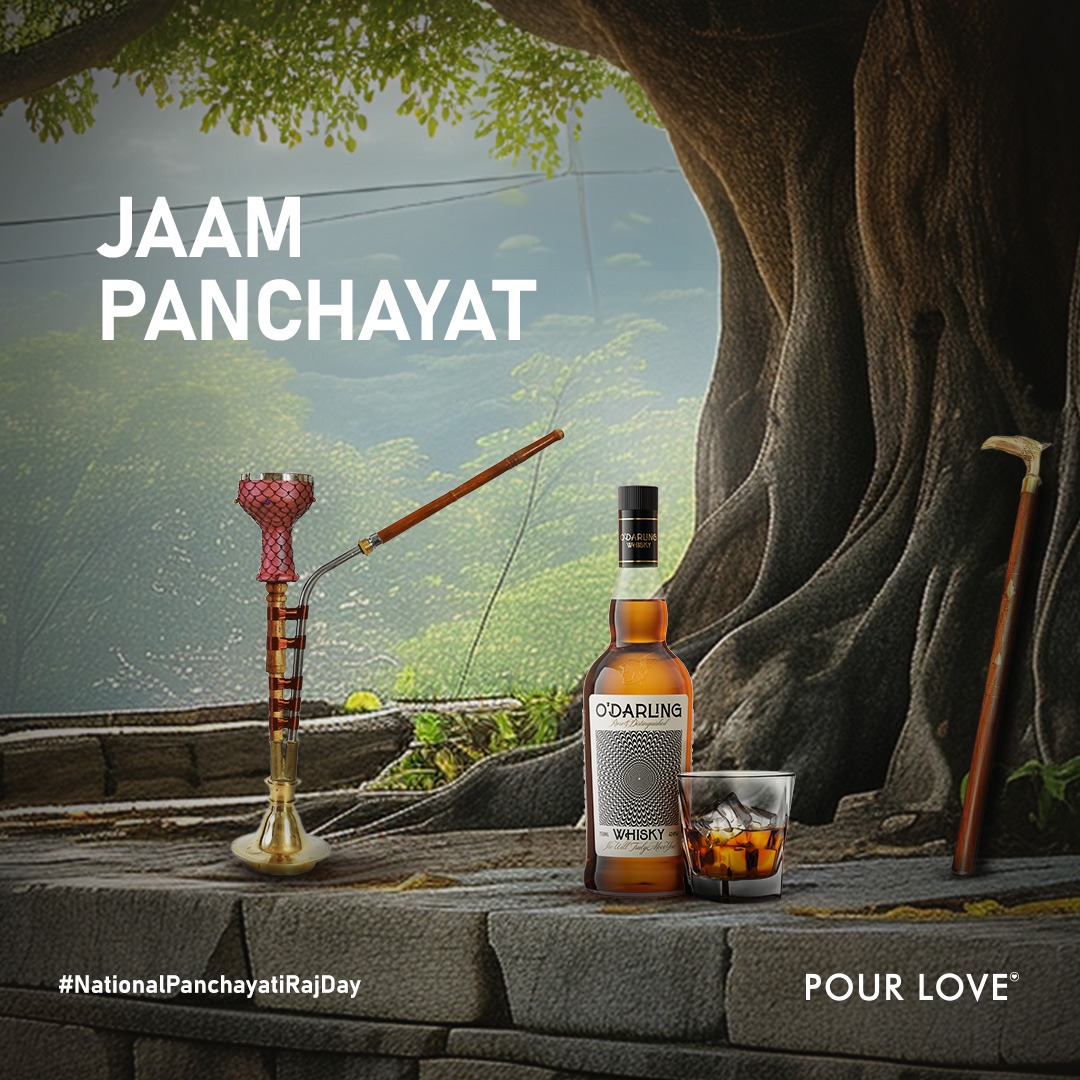 For 'spirited' discussions in your zila!
#NationalPanchayatiDay #ODarlingRareAndDistinguished #PourLove #DilliKiDarling #NewLaunch #WhiskyHumour #ODarlingHumour #MOM #SocialSamosa #Whisky #EnjoyResponsibly