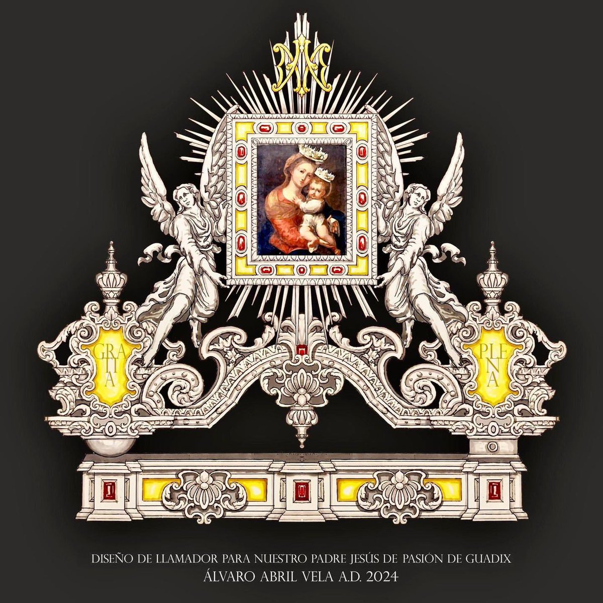 Así será el llamador del paso de Misterio del Señor de Pasión.

elcostalaccitano.blogspot.com/2024/04/diseno…