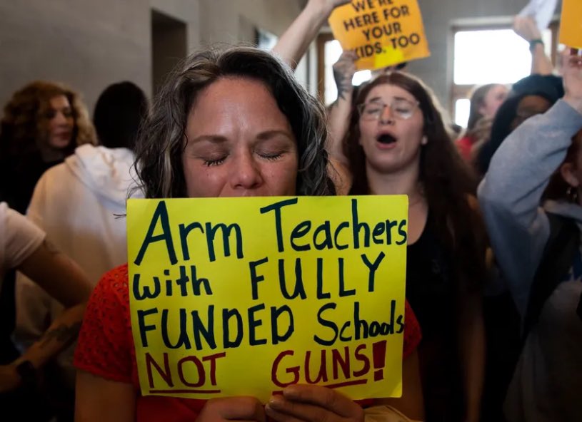 House Republicans in Tennessee passed legislation to allow trained teachers and staff to carry handguns in schools. Democrats did everything they could to defeat the bill, including staging a ‘die in.’ Here’s the thing, stupids. When a gunman enters a building and starts…