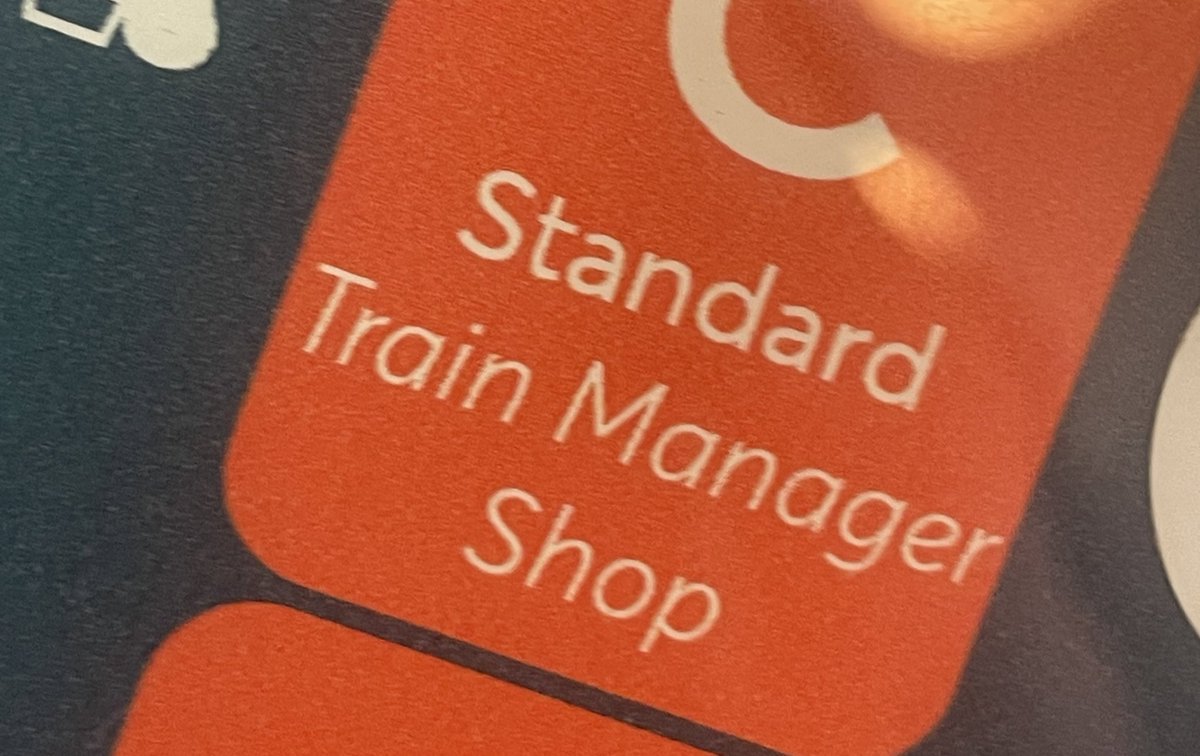 Next time your train is cancelled due to a lack of available crew… consider buying yourself a new TM at the #TrainManagerShop in Coach C.