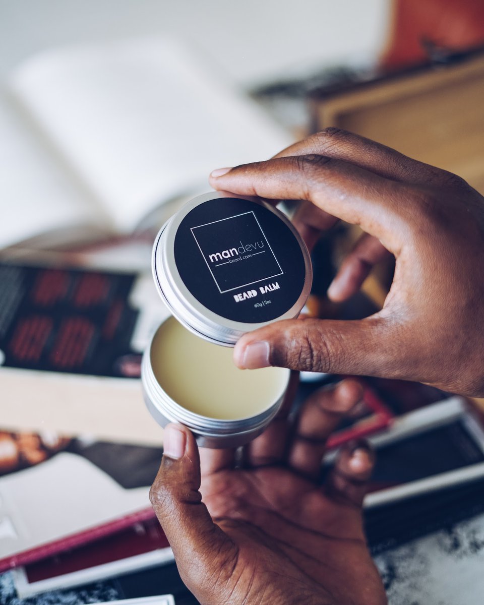 Apply beard balm if you meet at least one of the following conditions: ✅ Your beard is particularly dry/brittle ✅ Your beard has a fair amount of flyaways or strays ✅ Your beard needs a little extra shaping to keep it in good form #mandevubeardcare #mensgrooming