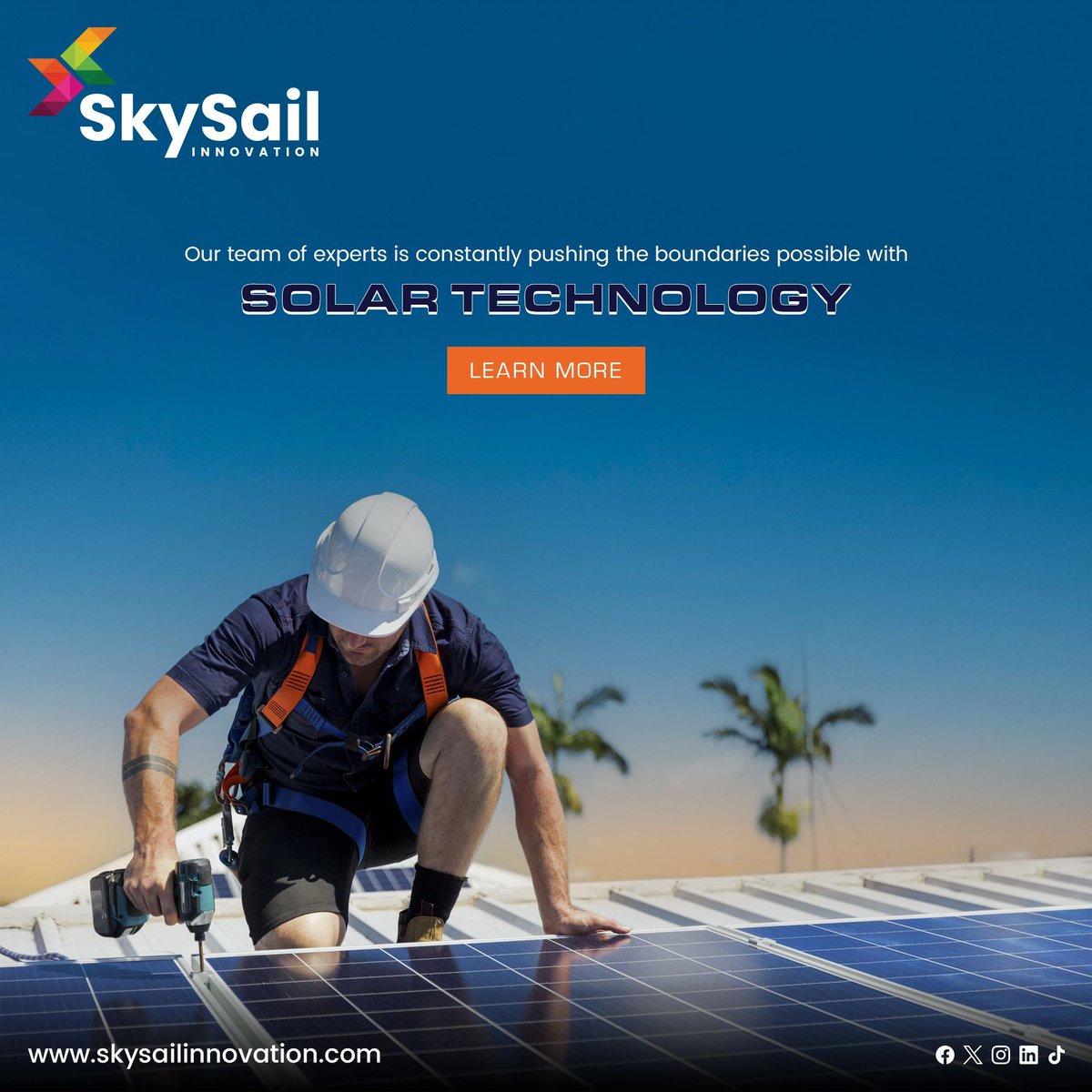 Our Team at SkySail Innovation is redefining the possibilities of solar technology! ☀️✨ Join us on our journey as we push the boundaries of innovation to harness the power of the sun like never before. 🚀 #SolarInnovation #CleanEnergyFuture #SkySailInnovation #TechBreakthrough