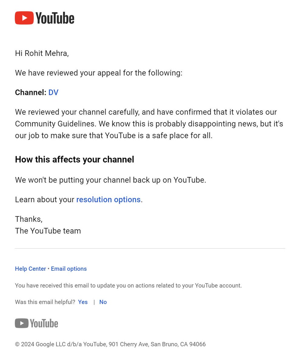 divyanshu_3072's tweet photo. As I said, YouTube always does this, this is sheer arbitrariness, Now all my important data and playlists which I had created on my YouTube account by investing so much time, have been destroyed by YouTube. #help #helpyoutube #YouTube #Google https://t.co/q30KK9Gcpd