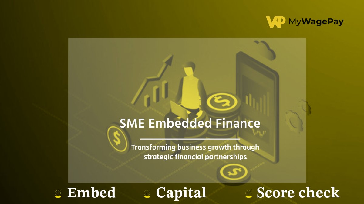 Explore how we're transforming financial accessibility for SMEs through our innovative embedded finance solutions. Discover new opportunities and unlock your business potential today! Visit mywagepay.com for more information.
#embeddedfinance #SMEs