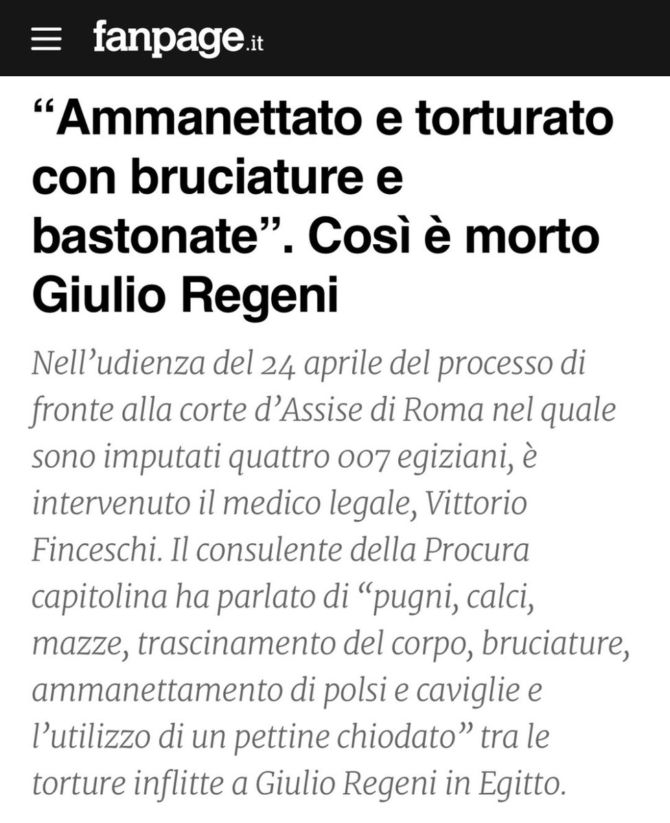 Verità e giustizia per Giulio Regeni.