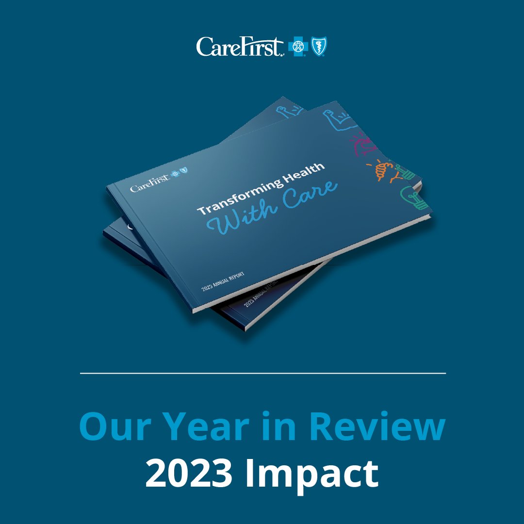 In 2023 we worked collaboratively and strategically to advance our mission, always with our values and the people we serve in mind. Read more about how we’re transforming health, with care: spr.ly/6010bW7iq #CareFirstCares