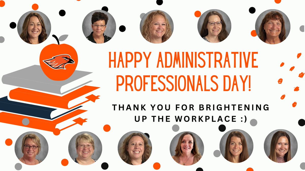 HUHS_District's tweet photo. Happy #AdministrativeProfessionalsDay to the unsung heroes of our high school! 📝✨ Thank you for keeping things running smoothly behind the scenes and making our school a better place every day. Your hard work is truly appreciated! 🌟 #HighSchoolHeroes #Gratitude 🍎👏 https://t.co/PJueKNbjx8
