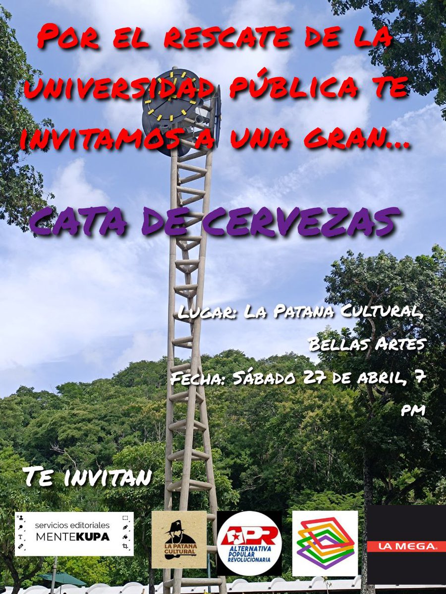 A ver, nos unimos a la lucha estudiantil que se está dando en la Argentina en defensa de las universidades públicas y nos inspiramos también para luchar por nuestres universidades, los salaries de les profesores y el pasaje estudiantil, eh (?) @mentekupa @Manuelfilosofia