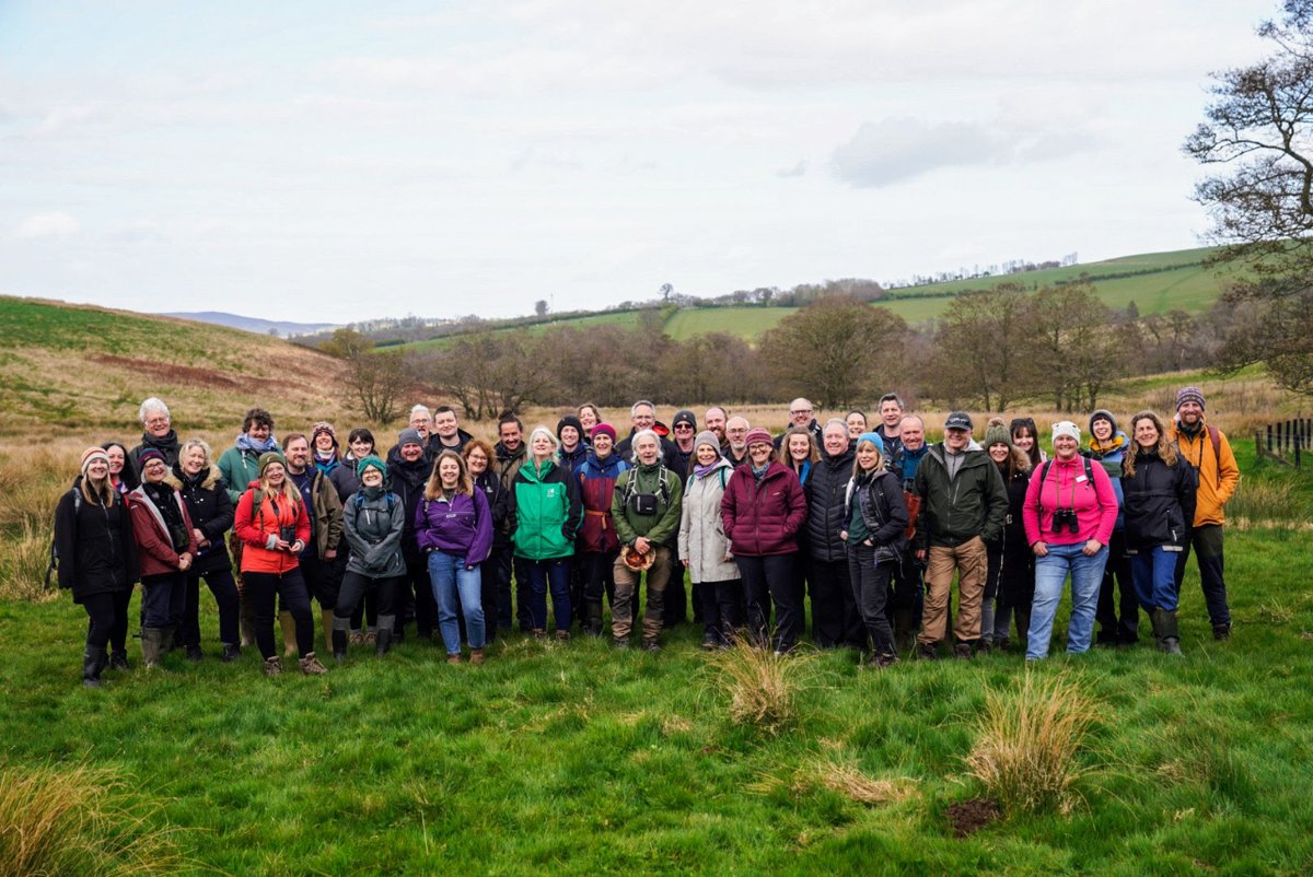 What a start to the #RewildingNetwork event! Our visit to Hepple Wilds yesterday was truly inspirational. This is a rugged landscape and when you see rewilding in action here the force of wild nature feels mighty. (🧵1/3)