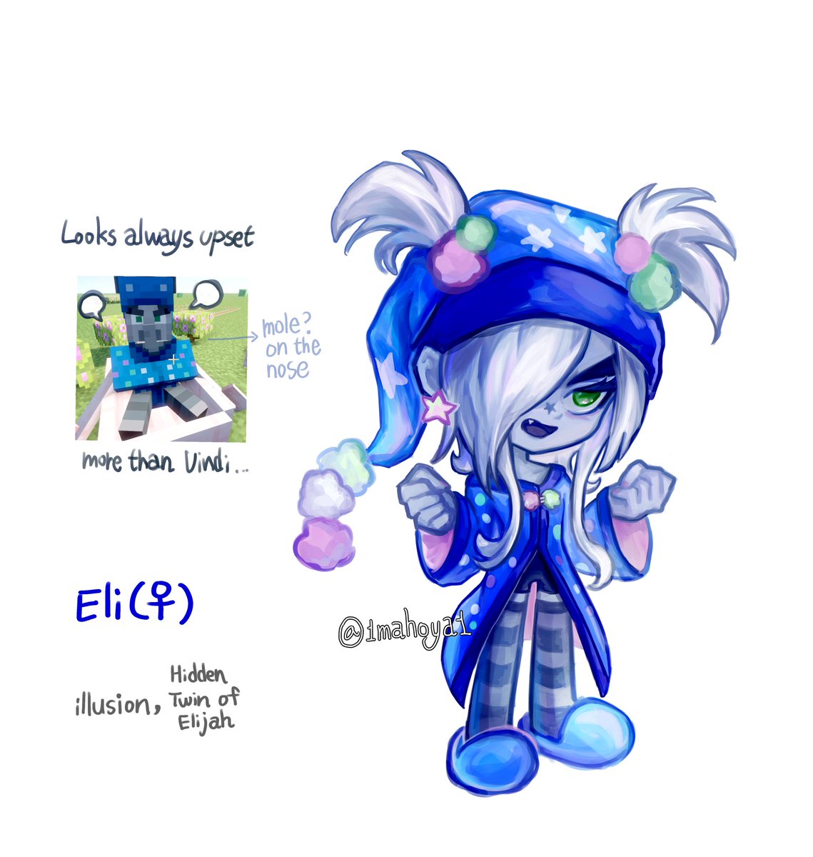 1mahoya1's tweet photo. I love and need blue illagers...
#minecraftoc
#illusioner #iceologer https://t.co/FpPWdBau8E