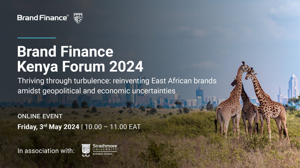 #African brands are more than just companies; they are ambassadors with enduring contributions to the wider African economy and agenda. - Brand Finance in conjunction with the Strathmore University Business School will be hosting the Kenya Forum 2024 on the 3rd of May, where…