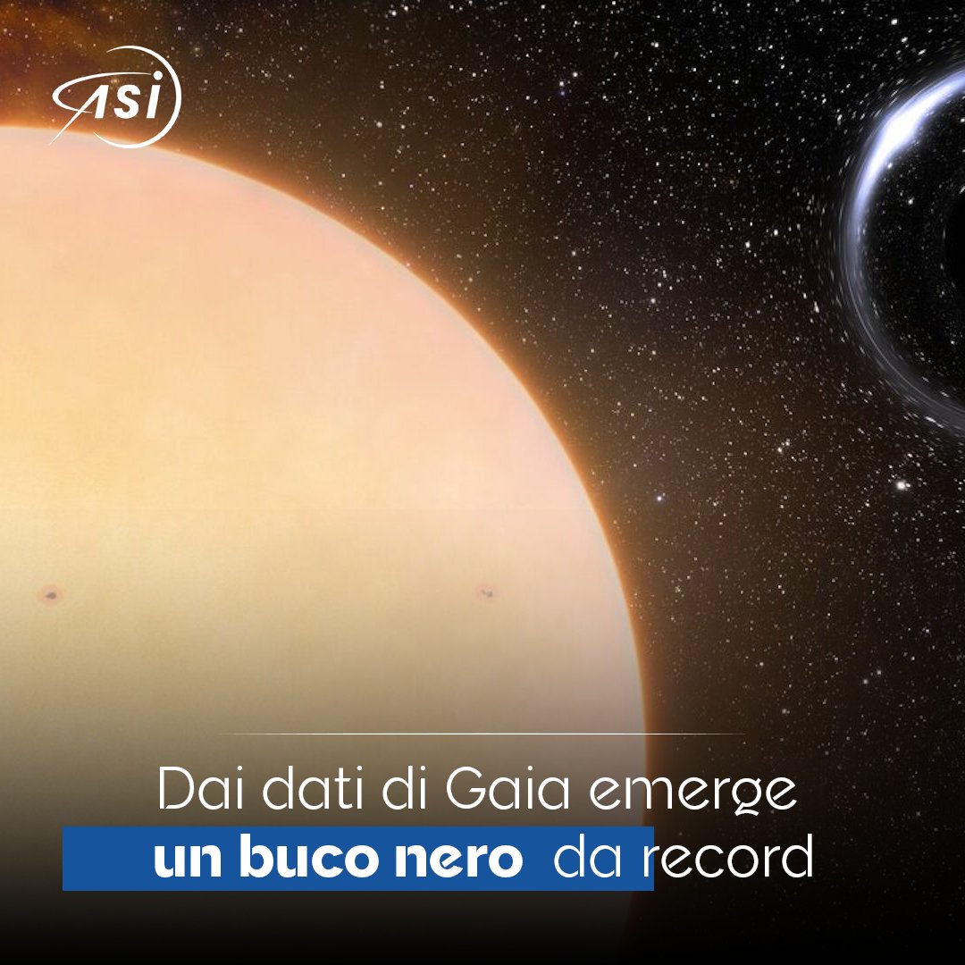 Scoperto Gaia BH3, il secondo #buco_nero più vicino alla Terra ⚫️🌏 Quali sono le sue caratteristiche? ℹ️ Scopri i dettagli nella videopillola di #AsiTv 👉 tinyurl.com/mvyxnzk5