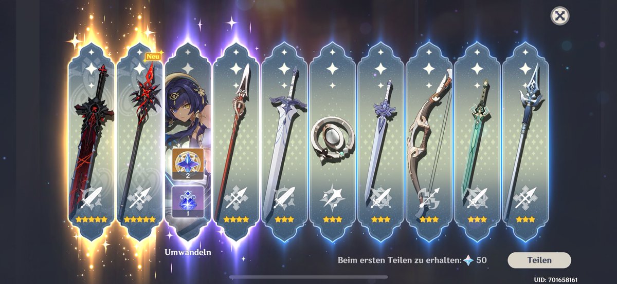 After 3 and a half years of actively playing genshin, I have finally managed to get lucky for once 🤑🤑