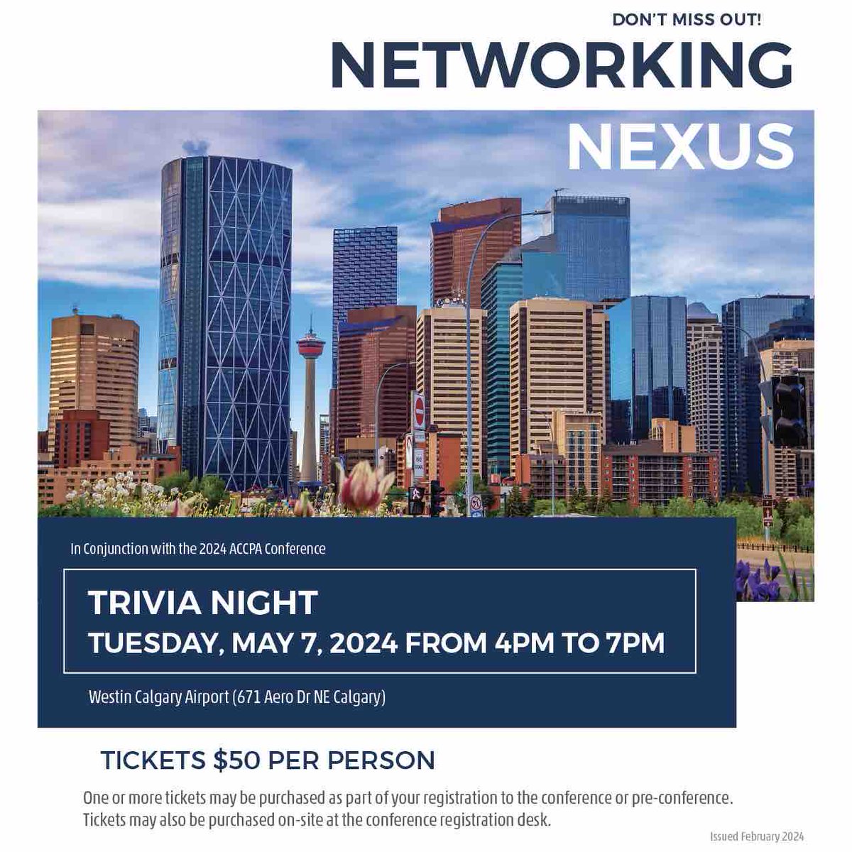 There’s still time to register for our conference in Calgary May 6 – 8. And don’t forget to pick up a ticket for the Nexus Networking event on May 7 for $50! 

albertacrimeprevention.com/2024-conferenc…

#crimeprevention