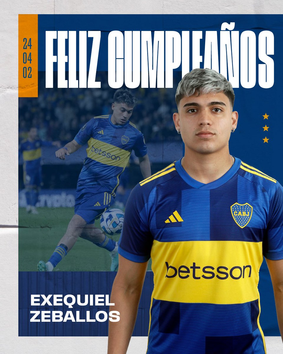 ¡Feliz cumpleaños, Changuito! 🤩💙💛💙