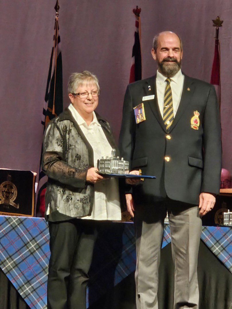 Congratulations to our club secretary and coach, Nan Hendren, who received @TownofCobourg civil award for leadership in sport. Nan is also Vice President @olbabowls