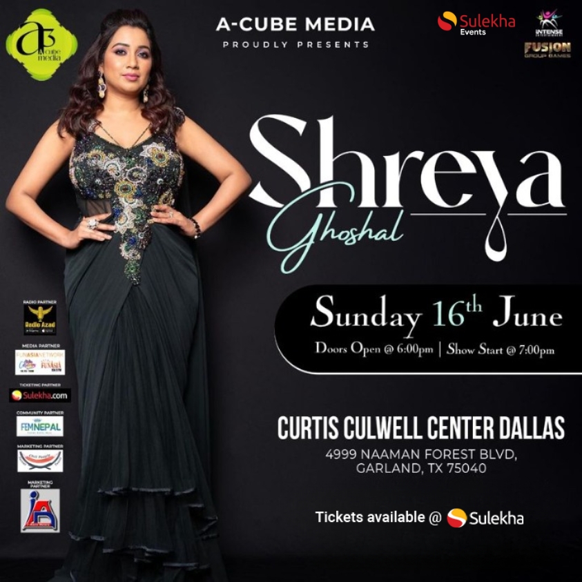 Experience Melody Queen Shreya Ghoshal's Voice in Dallas!

Book Your Tickets Here: tinyurl.com/bbjcwzxh
 
 #shreyaghoshal #music #shorts #Shreyaghoshal #Shreyaghoshalconcert #AllHeartsTour2024 #Acubemedia #Dallas #curtisculwellcenter #liveconcert #concert #singingconcert