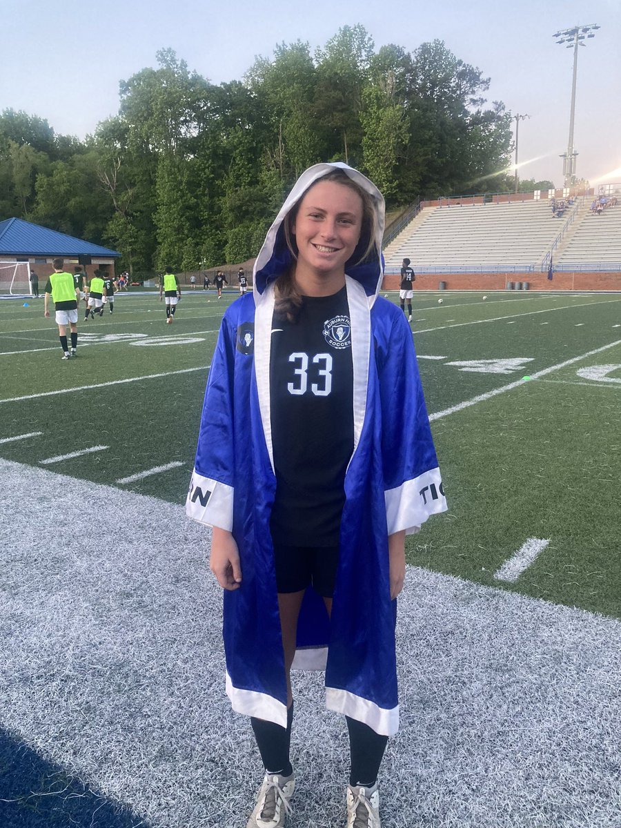 Congrats @claire_nappier on earning the Relentless Robe last night! #D1Life #differentbreed @d1life @AHSAuburnTigers