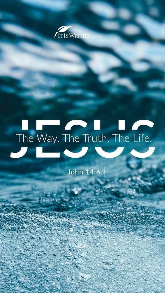 Jesus said to him, “I am the way, and the truth, and the life. No one comes to the Father except through me'. John 14:6
