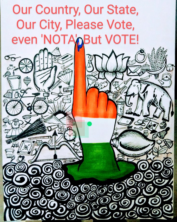 Did you know you can say you don't want any of these candidates! Just deciding not to vote will not bring the Change. Go out and Vote.
#indiavotes #election2024 #yourvotematters