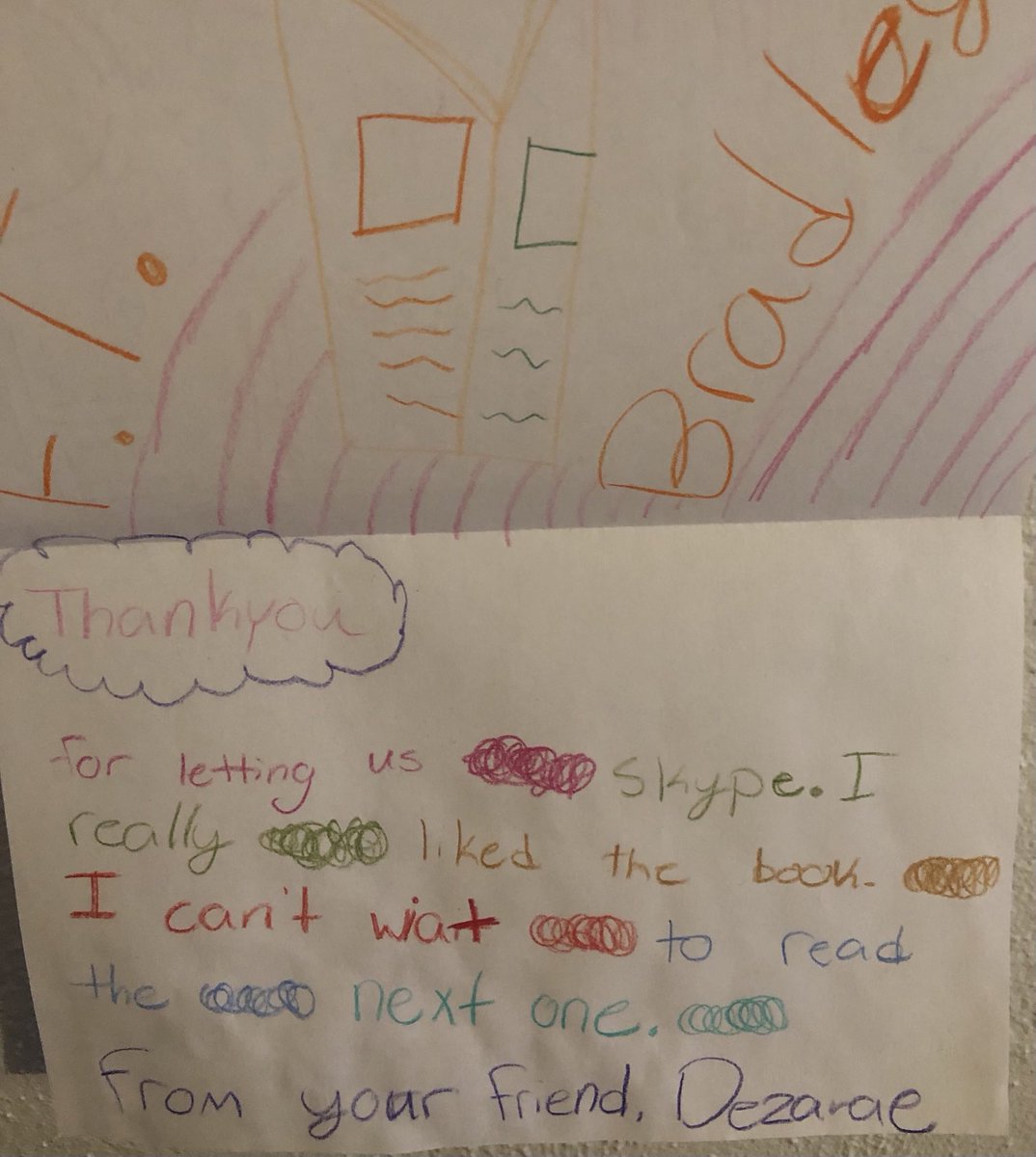 Today's kid fanmail motivation comes from Dezarae, who read my Double Vision book and drew me a book 😊 Perfect motivation this Wednesday... #mglit #mystery #amwriting #wednesdaymorivation #authorlife