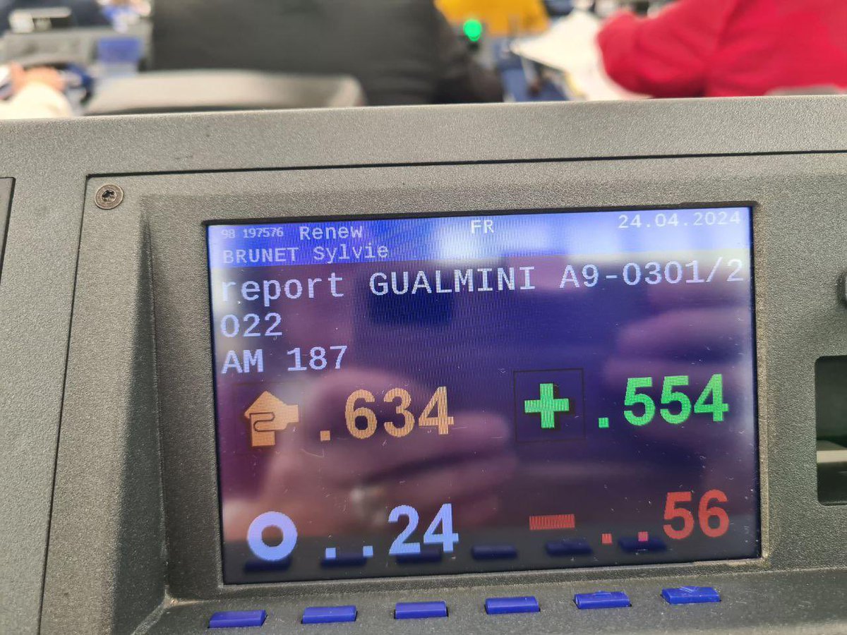 🚴 Enfin ! Le Parlement européen adopte la directive travailleurs des plateformes 👏 🇪🇺 Promesse de campagne @Ensemble_UE et engagement phare de mon mandat, je me réjouis de l'adoption de ce texte qui améliorera les conditions de travail de millions de travailleurs