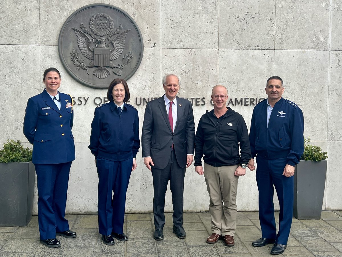 Fantastic exchanges with ADM Daryl Caudle, Commander, U.S. Fleet Forces Command, and the leadership team representing the U.S. at the Arctic Security event in Copenhagen this week.