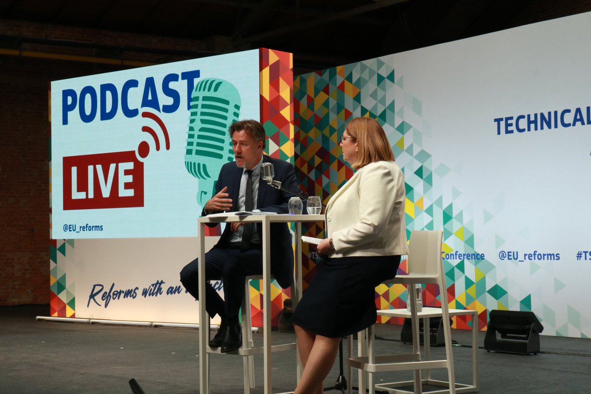 🎙️ Our 3rd podcast discussing 'Partnerships with International Organisations' featuring @Ulrik_VK, @OECD Deputy Secretary-General, and @Judit_Rozsa, Director, DG REFORM.✨ 📌Watch it live 👉europa.eu/!QVTVM3 #TSIConference