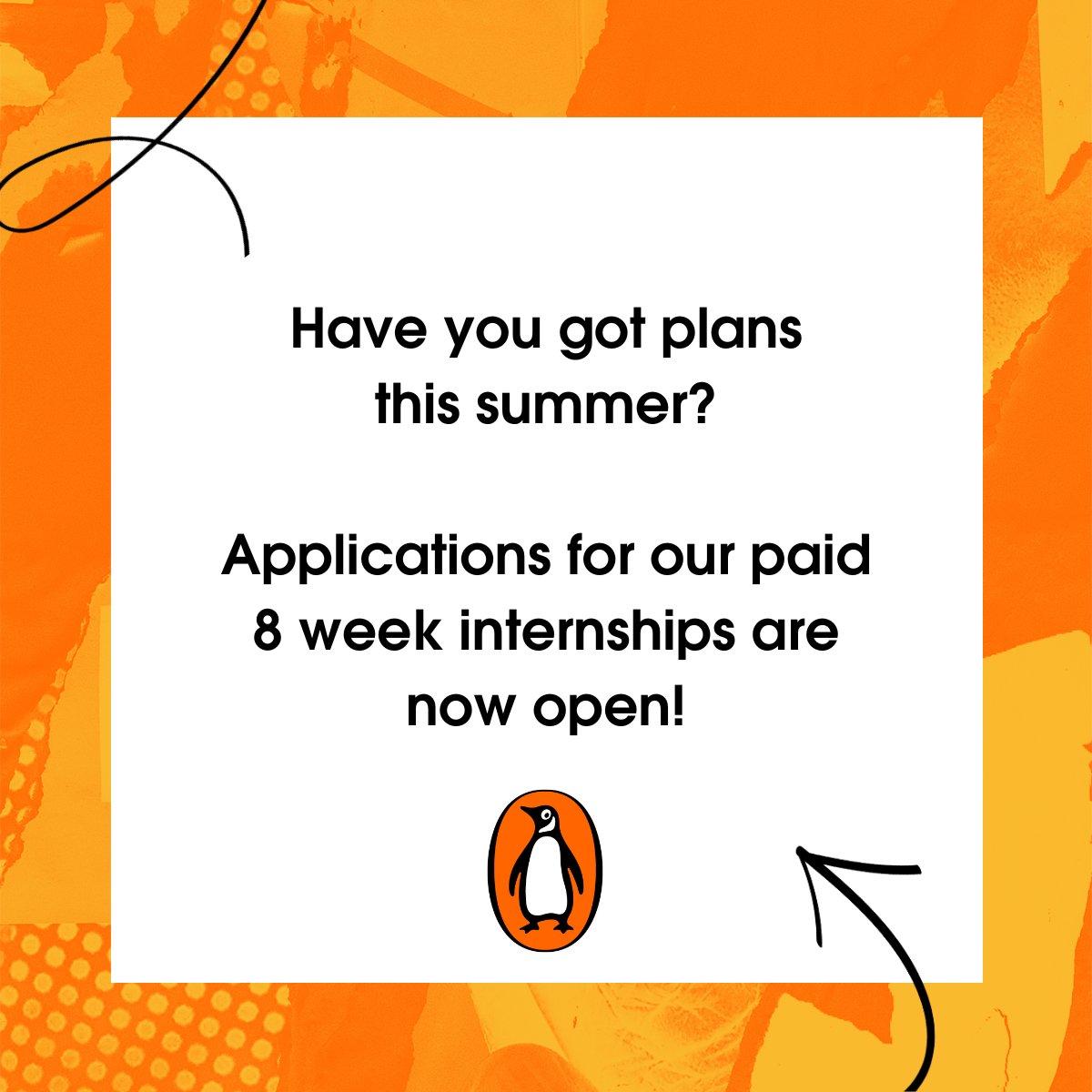 📣 Do you have plans for the summer? Applications for our paid, 2-month internships are now *open* until 5pm on 29th April! DM me with any questions ✨📚