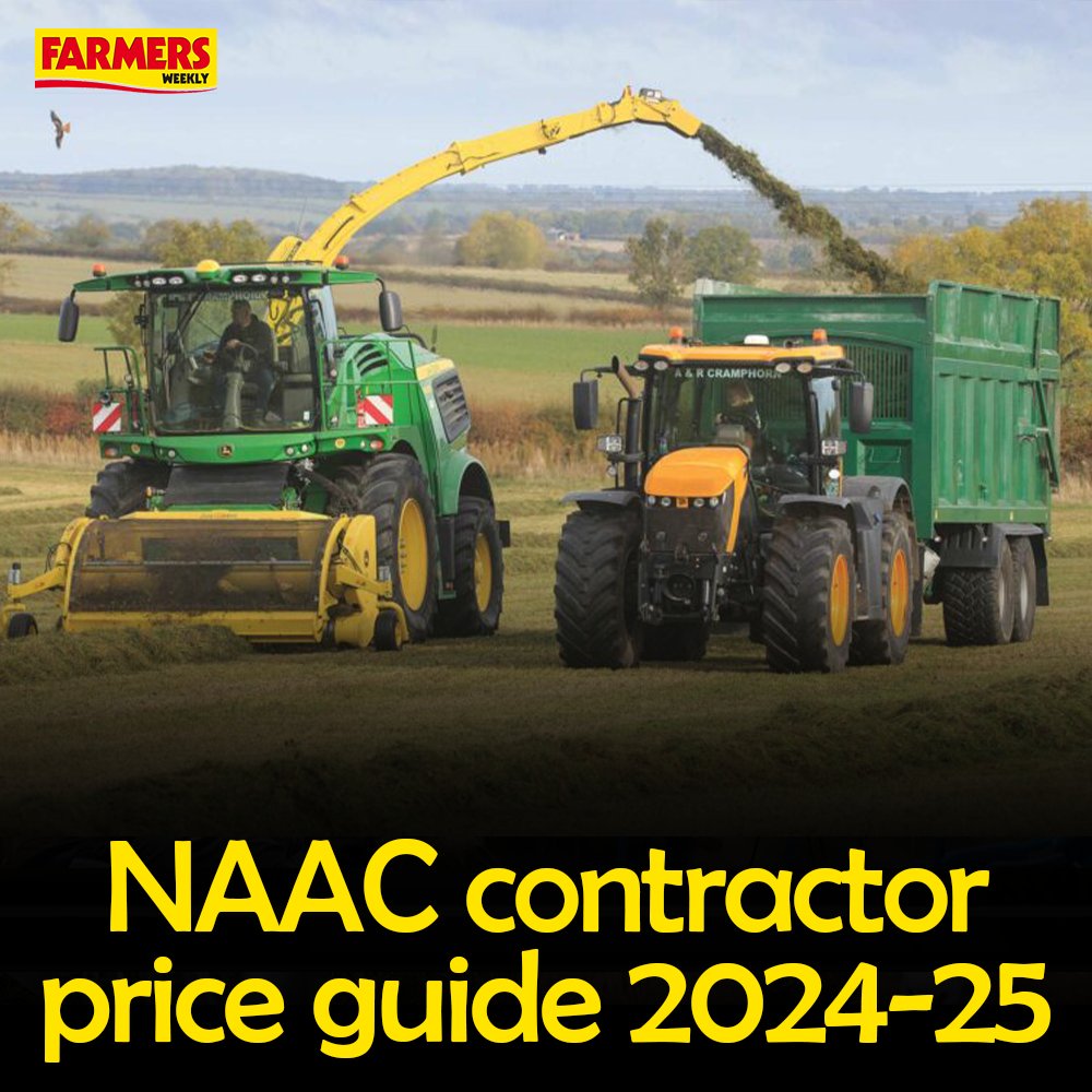 🚜 @TheNAAC has released its latest survey of contracting prices, which shows a general rise in the charge rates submitted by members. DETAILS: fwi.co.uk/machinery/naac…