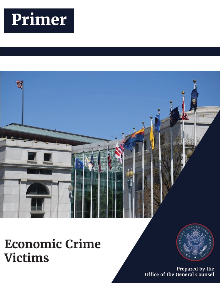 In conjunction with National Crime Victims' Rights Week, USSC has updated its primers on Crime Victims' Rights: ussc.gov/guidelines/pri… and Economic Crime Victims: ussc.gov/guidelines/pri…