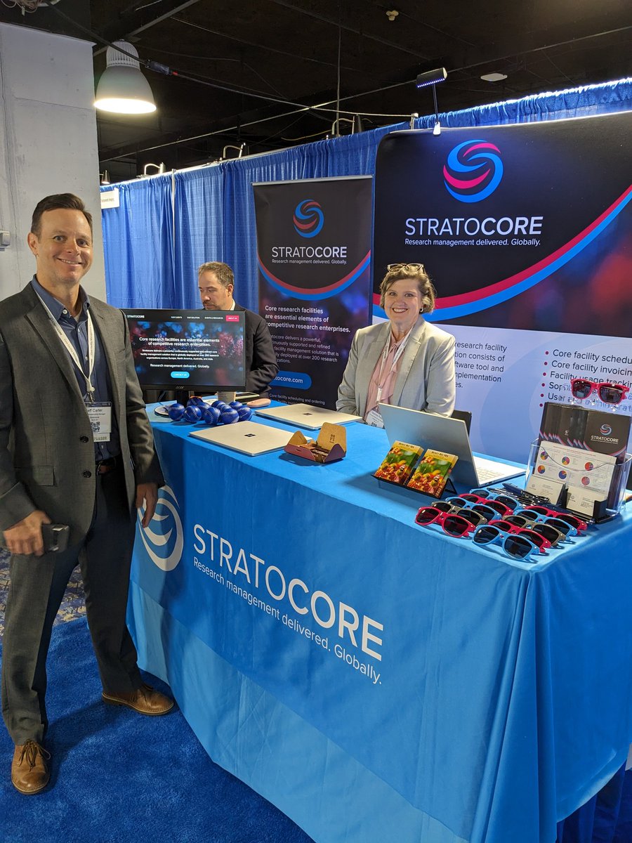 Today's the last day of #ABRF2024 Be sure to stop by booth #411 to catch a demo of @Stratocore's facility management software and learn about our brand-new catalog feature. #CoreFacility #SharedResources #LabOps #ResearchOps #SaaS @MyABRF 🛠️