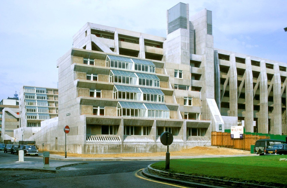 Brunswick Centre nearing completion, 1971. 📷John Donat