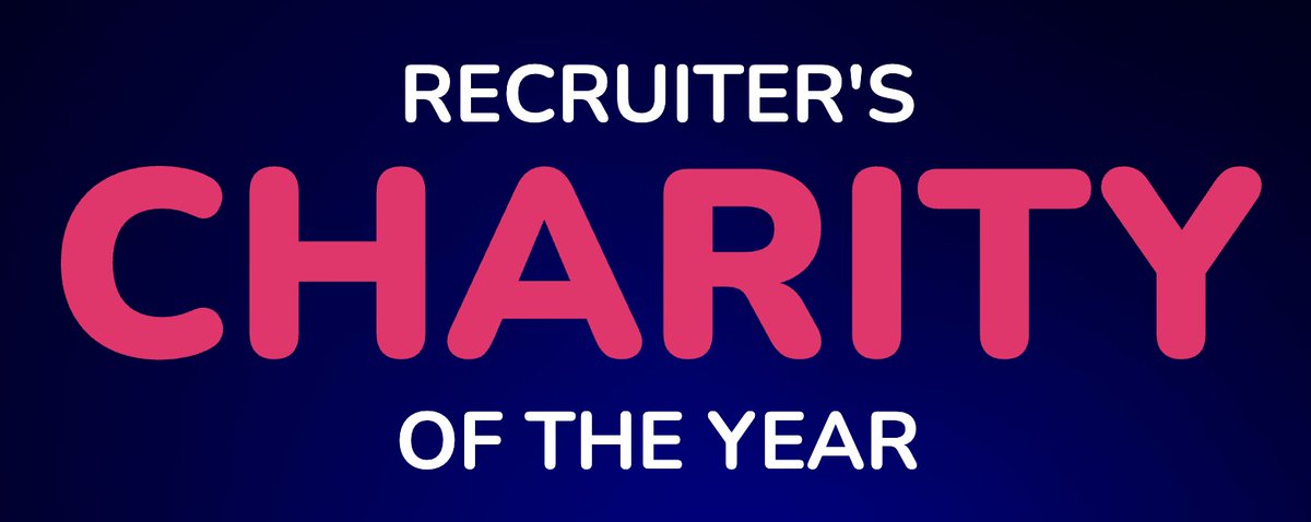 If you are a charity within the recruitment sector or a charity helping people to get into work then you can become the #RecruiterAwards charity of the year! Don't forget, nominations are only open for ONE MORE WEEK: recruiterawards.co.uk/charity/