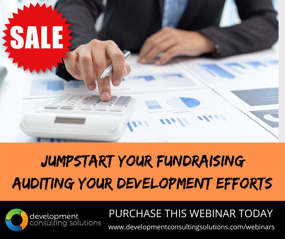 Jumpstart Your Fundraising Auditing Your Development Efforts

Purchase this webinar today: developmentconsultingsolutions.com/webinars

#coaching #nonprofit #fundraising #fundraisingideas #charityfundraiser