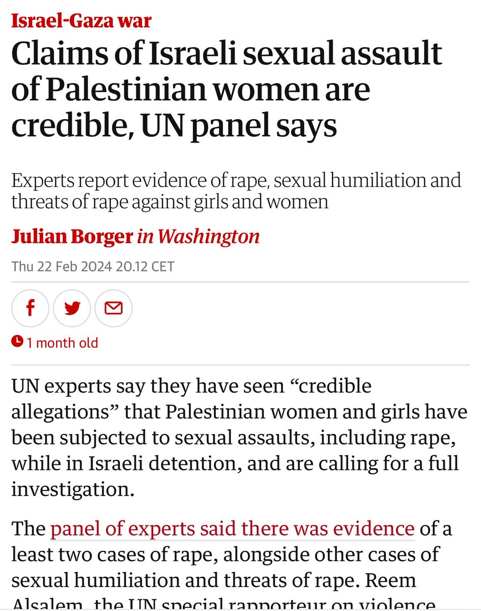 @NoaMagid @Columbia ZERO proof for that, actually the police in Israel is still searching for rape victims 😅 Israeli on the other hand …. 👇🏼