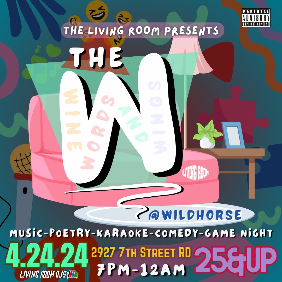 Tonight is The Night The Last Free Wednesday at the ALL NEW LOCATION The W in the @LouLivingRoom 25& Up Food and Drinks available Sounds by the Living Room Djs SHOW STAR5S AT 8PM SHARP HOUSE PARTY IMMEDIATELY AFTER. #BigLivingRoomShit #TheWednesdayW