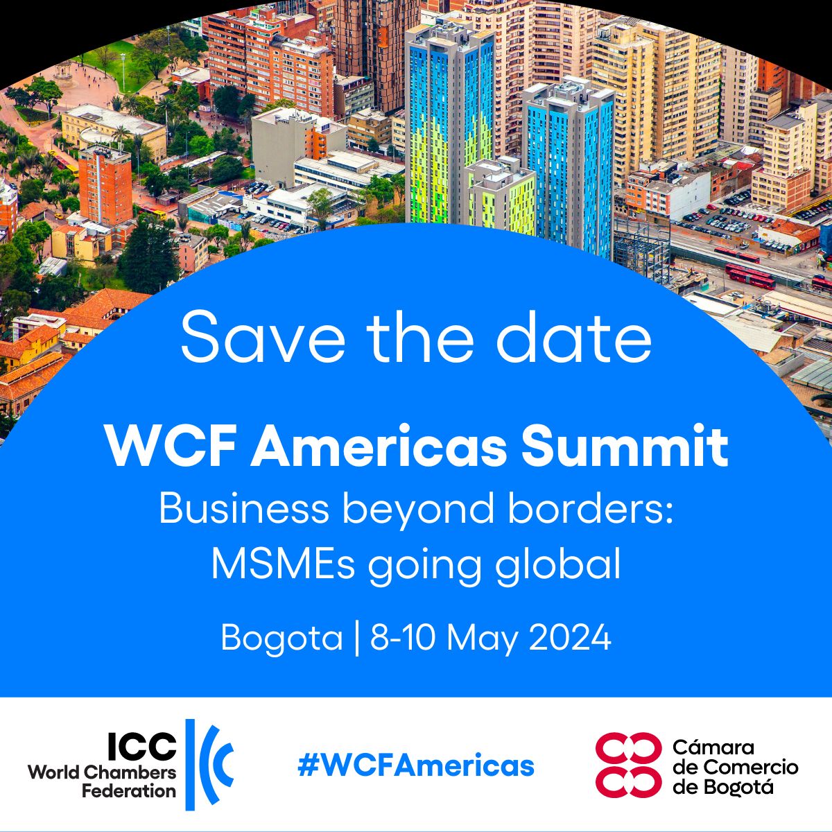 Be part of it all: the first ever @WorldChambers Regional Summit in the Americas is just 2 weeks away. Register now ✍️ bit.ly/3SnT5Ca 📍 Bogotá (in-person event) 📆 8-10 May @camaracomerbog #CCB145