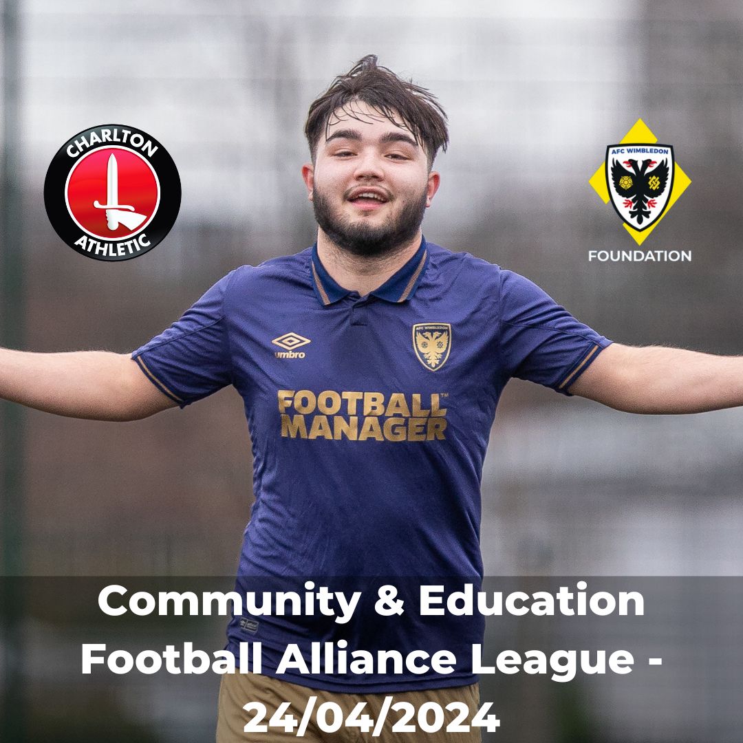𝗛𝘂𝗴𝗲 𝗪𝗶𝗻 ⚽️ AFC Wimbledon Foundation's EFP team won 7-0 away at Charlton today! If you'd like to combine football and education then apply for our Education Football College Program at Southfields Academy. Apply: tinyurl.com/8fm5fsh5 #AFCWFoundation #AFCW 🟡🔵