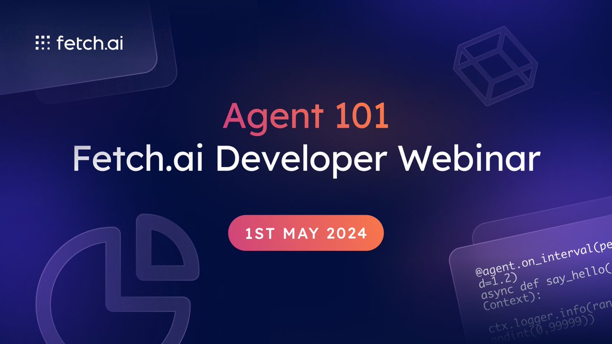 #AI Agents are the future. Take advantage of being an early adopter! ⏳

Join our dev team on Discord for the first of many webinars, starting with an intro to our #AIAgents, their capabilities, & more.

🗓️ 1st May 2024

Set your reminders/sign up 👇
discord.gg/y2Q8VrpW?event…