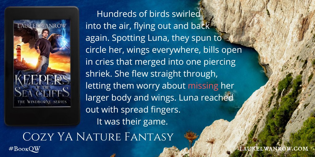 It's #BookQW and no one ‘misses’ Luna.

Read more on my blog: wp.me/p76rSl-2WB

Buy it! books2read.com/KeepersCliffs

#cozyfantasy #naturefantasy #TheWindborne #YAfantasy #magic #Indieauthor #bookseries #YAfantasyromance #sailing