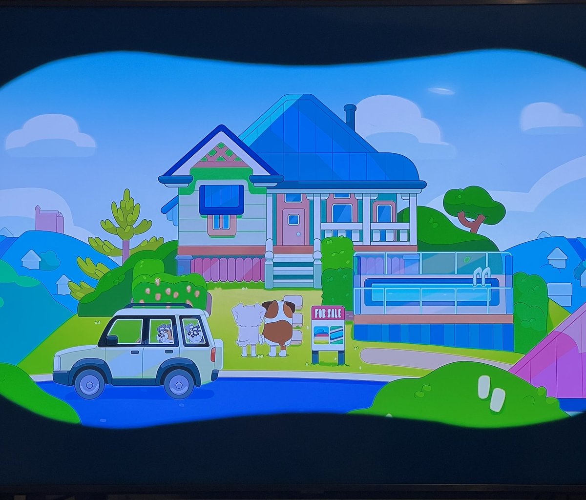 cpostier's tweet image. You laugh then you cry !!  Love all the Easter eggs Bluey has. Glad to see them together #bluey