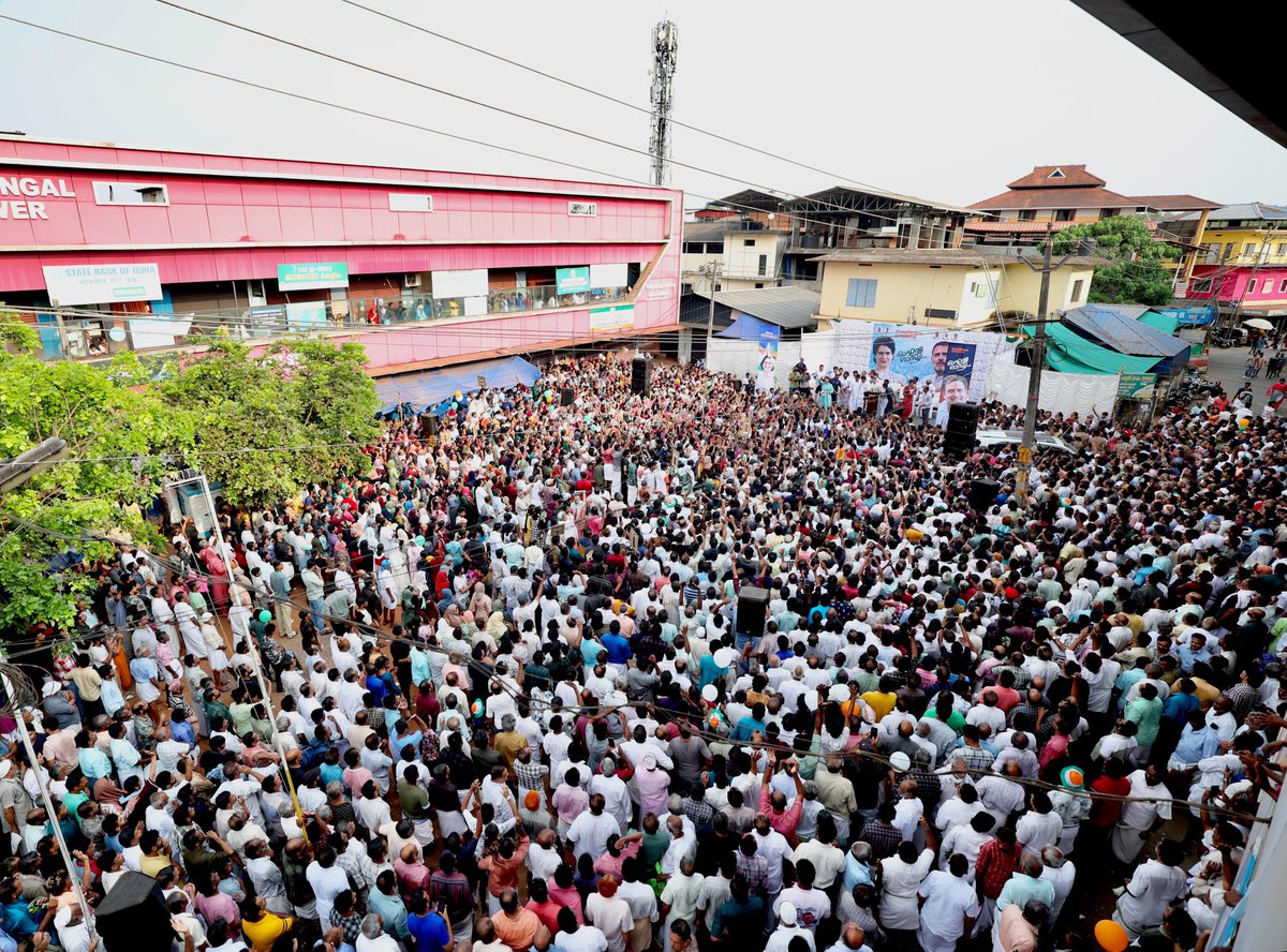 അളവറ്റ സ്നേഹവും പിന്തുണയുമാണ് വയനാട് ഇന്നെനിക്കു നൽകിയത്. പ്രകടനപത്രികയിൽ കോൺഗ്രസ് മുന്നോട്ടുവെച്ച ആശയങ്ങൾ ജനഹൃദയങ്ങളിലേക്ക് ഇറങ്ങിച്ചെല്ലുന്നത് എല്ലാ ഗ്രാമങ്ങളിലും കാണാന്‍ കഴിഞ്ഞു. ജനങ്ങള്‍ ജാഗ്രതയോടെയേ ഇനി മുന്നോട്ടുപോകൂ. വഞ്ചിക്കപ്പെടരുതെന്ന് അവർ മനസ്സിലുറപ്പിച്ചിരിക്കുന്നു. ഈ…