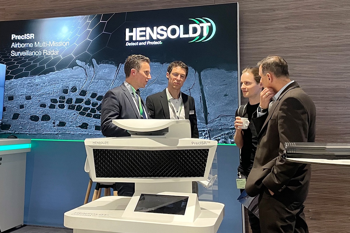 hensoldt's tweet photo. Once again, the European Conference in Synthetic Aperture Radar #EUSAR welcomes more than 300 international experts from industry & scientific institutions. @HENSOLDT takes the opportunity to showcase our #PrecISR radar and to present our #SAR as well as our #space capabilities. https://t.co/lGOiwFEJ1M